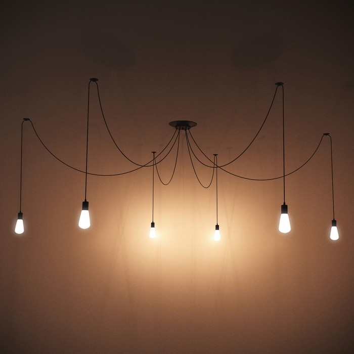 Светильник Светильник "Паук" черный 6x40Вт E27 черный BayerLux