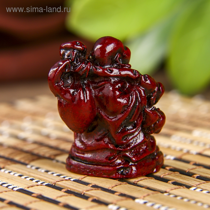 Нэцкэ под дерево Нэцкэ под дерево "Хотей" 3,5 см (набор 6 шт)