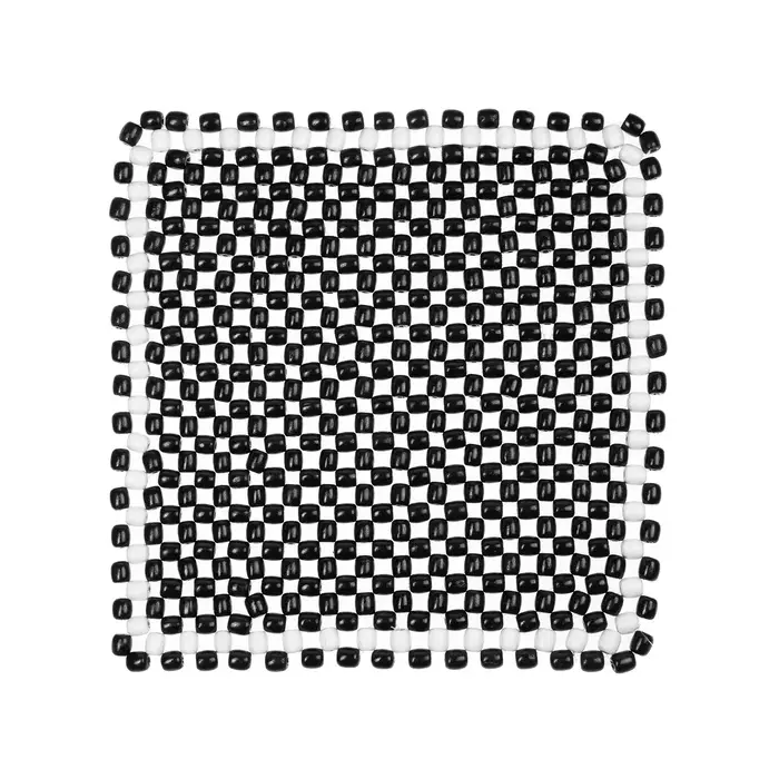 Накидка массажер TORSO на сиденье 42&times;42 см, дерево, черный с белым