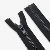 Молния &laquo;Трактор&raquo;, №8, разъёмная, замок автомат, 90 см, чёрная