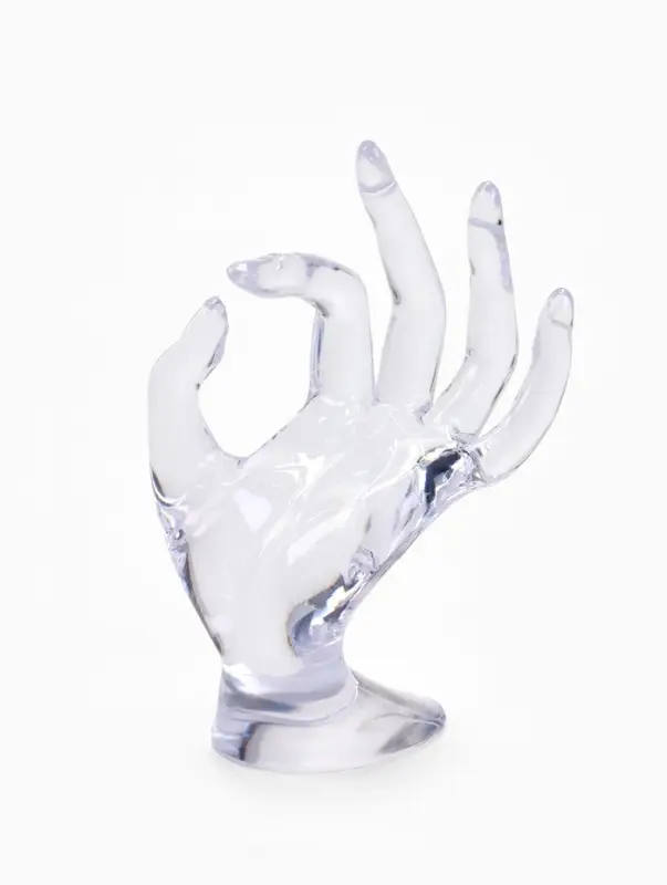 Подставка для украшений &laquo;QF. Рука&raquo;, 10.5&times;8&times;16 см, прозрачная