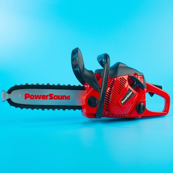 Инструмент «Бензопила», звуковые эффекты, работает от батареек, цвет красный Инструмент «Бензопила», звуковые эффекты, работает от батареек, цвет красный