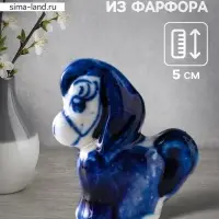 Фигурка фарфор гжель &laquo;Конь Огонь&raquo;