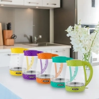 Чайник электрический стеклянный с подсветкой КТ-6123 - 2 л