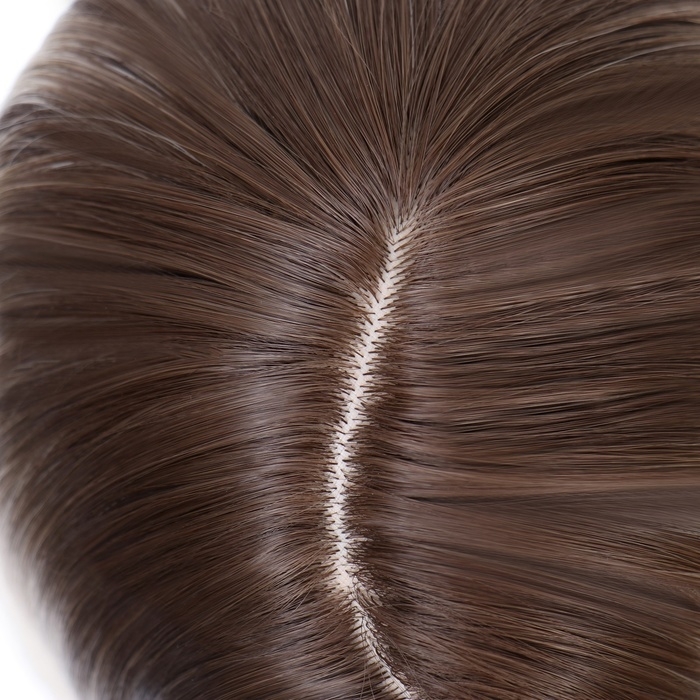 Парик искусственный, имитация кожи, 60 см, 160 гр, цвет омбре русый/блонд Парик искусственный, имитация кожи, 60 см, 160 гр, цвет омбре русый/блонд