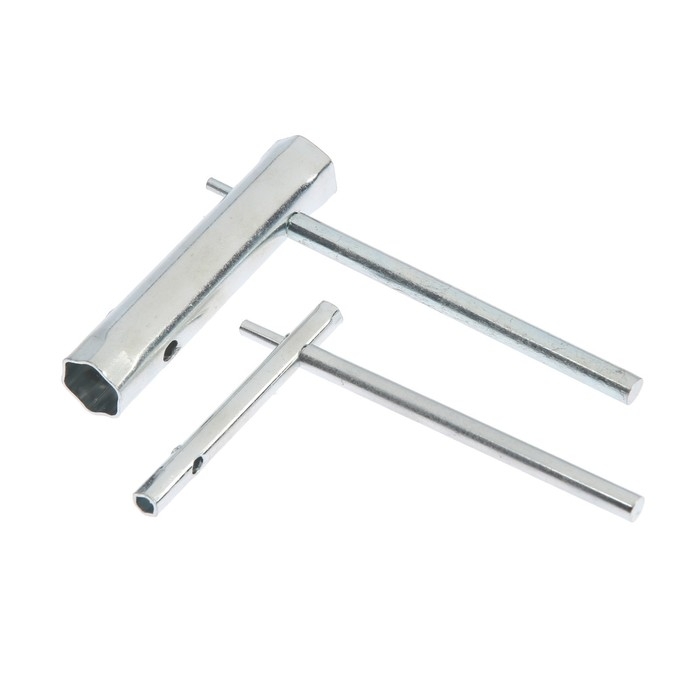 Набор ключей торцевых трубчатых ТУНДРА, оцинкованные, 6 - 22 мм, 2 воротка, 10 предметов Набор ключей торцевых трубчатых ТУНДРА, оцинкованные, 6 - 22 мм, 2 воротка, 10 предметов