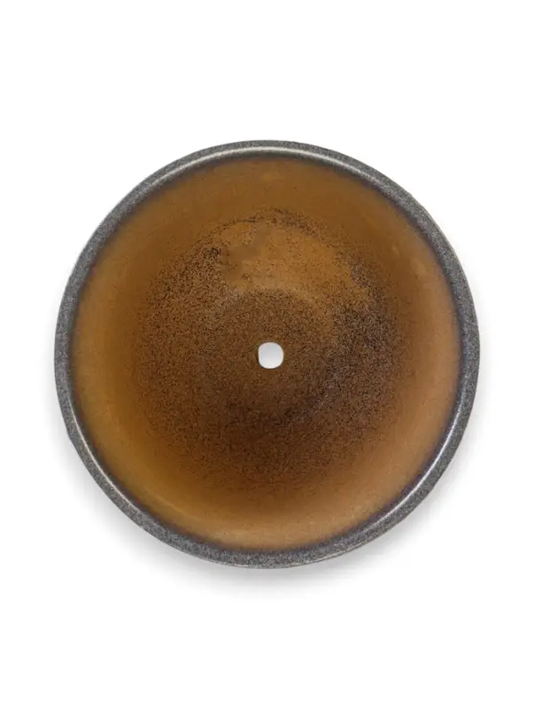 Горшок цветочный с поддоном 1,8 л, керамика  Горшок цветочный с поддоном 1,8 л, керамика "Шагрень" (М)