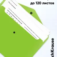 Папка-конверт на кнопке А4 ErichKrause Matt Reef, непрозрачный, микс