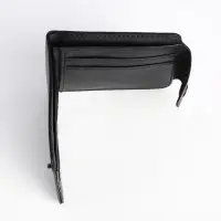 Портмоне мужское на кнопке, коричневое