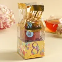 УЦЕНКА Набор "С 8 Марта": крем-мёд, чай 50 г