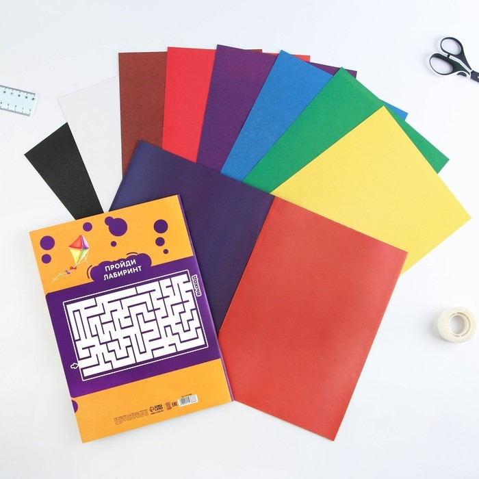 Набор «1 сентября:Для отличной учёбы», цветной картон 8 листов, 8 цветов, плотность 220 г/м односторонний, цветная бумага 8 листов, 8 цветов, двухсторонний, формат А4 Набор «1 сентября:Для отличной учёбы», цветной картон 8 листов, 8 цветов, плотность 220 г/м односторонний, цветная бумага 8 листов, 8 цветов, двухсторонний, формат А4
