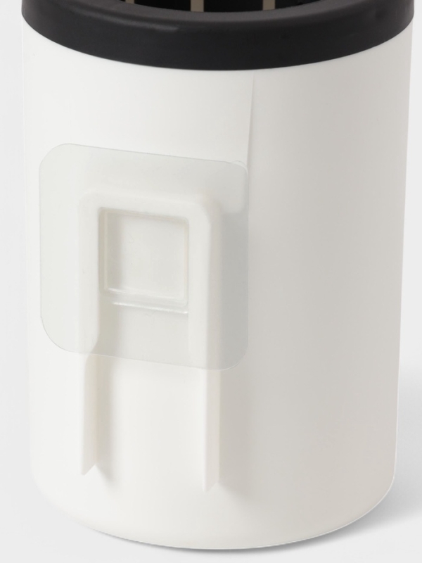 Комплект для туалета гибкий с подставкой, цвет белый