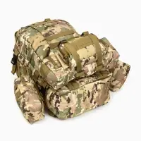 Рюкзак тактический туристический Storm tactic, 50 л, с карманами, расцветка мультикам, бежевый