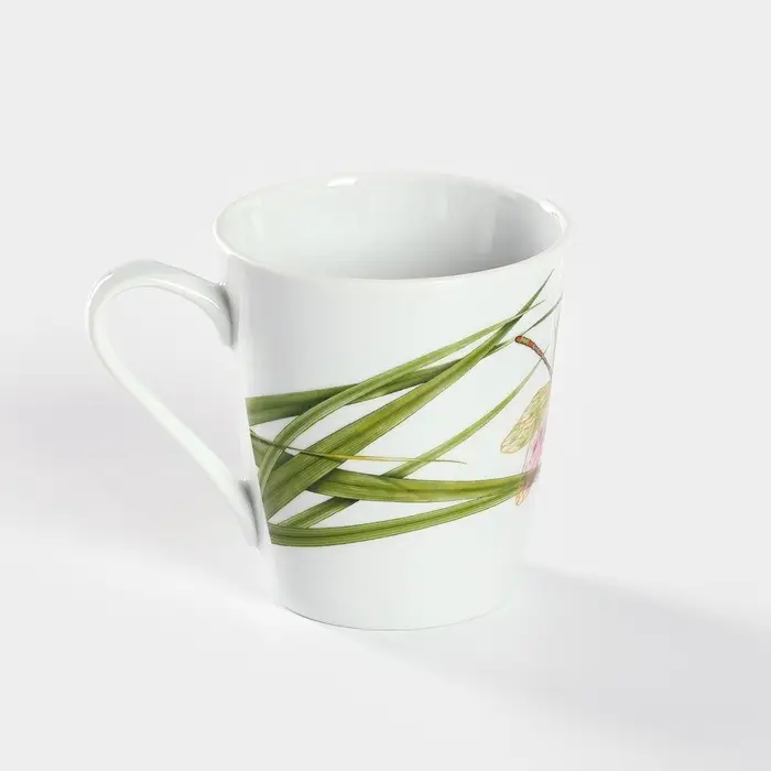 Кружка Добрушский завод &laquo;Стрекоза&raquo;, 300 мл, фарфор, белая