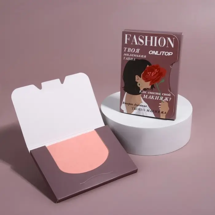 Матирующие салфетки «Девушка с розой», 100 шт Матирующие салфетки «Девушка с розой», 100 шт