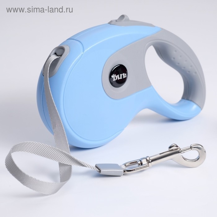 Рулетка DIIL, 5 м, до 40 кг, лента, прорезиненная ручка, голубая с серым Рулетка DIIL, 5 м, до 40 кг, лента, прорезиненная ручка, голубая с серым