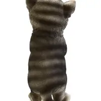 Садовая фигура из полистоуна &laquo;Котёнок с мороженым&raquo;, 19&times;11&times;7 см