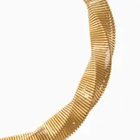 Чокер &laquo;Кручёный Обруч&raquo;, цвет золото