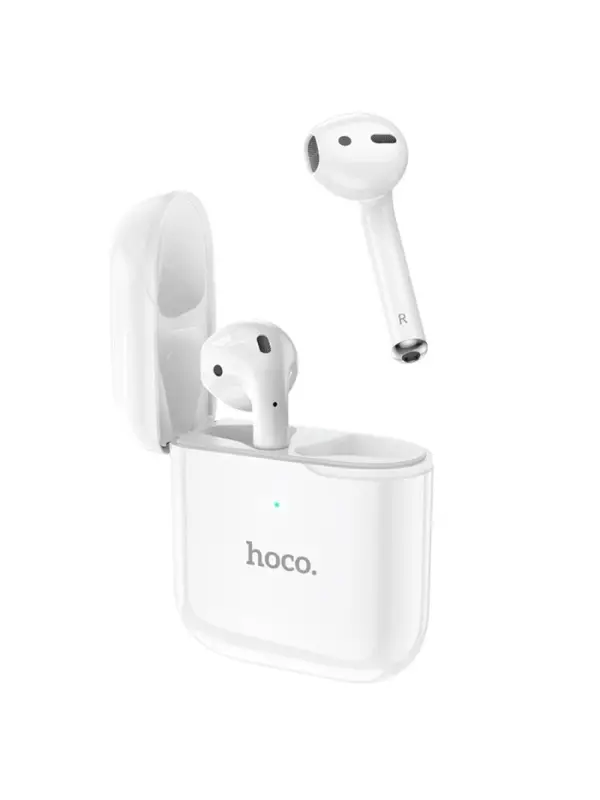 Наушники беспроводные Hoco EW06, TWS, вкладыши, Bluetooth 5.1, 35/300 мАч, белые