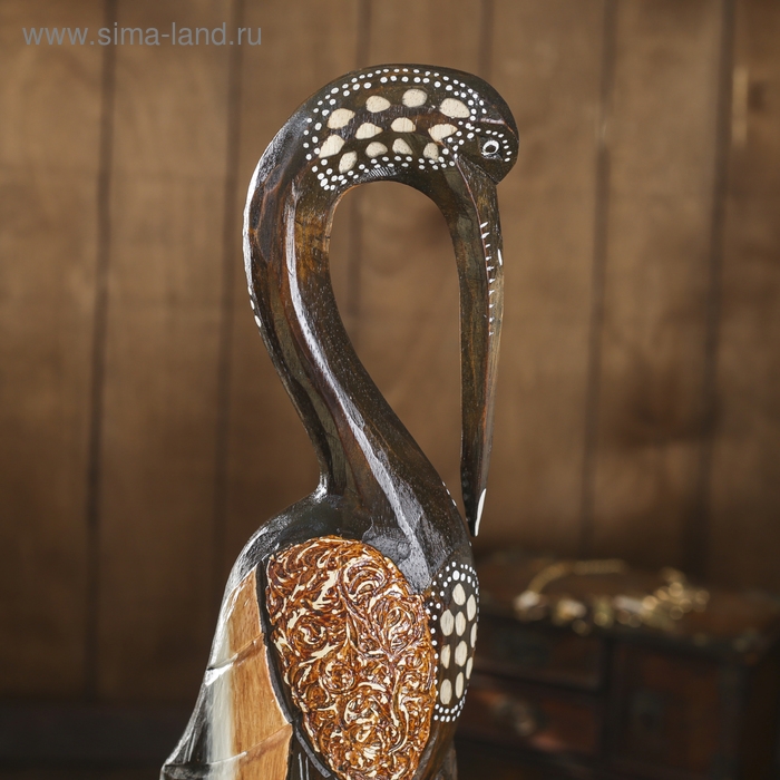 Сувенир дерево "Пара аистов" 6х11х60 см