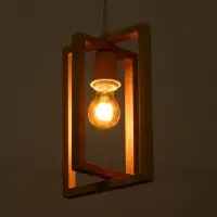 Светильник BayerLux ЭКО &laquo;Кира&raquo;, 1&times;40 Вт, Е27, коричневый, 20&times;20&times;100 см