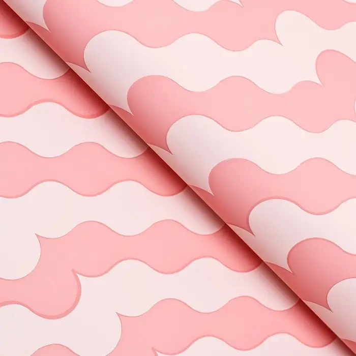 Пленка для цветов матовая, «Паттерн любви», 57×56 см, розовый Пленка для цветов матовая, «Паттерн любви», 57×56 см, розовый