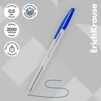 Набор ручек шариковых ErichKrause R-301 Classic Stick, 8 штук, узел 1.0 мм, цвет чернил синий