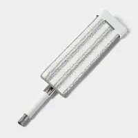 Швабра с отжимом, противоударная, со сгоном, стальная ручка, 2 профессиональные насадки, 36&times;11&times;130 см