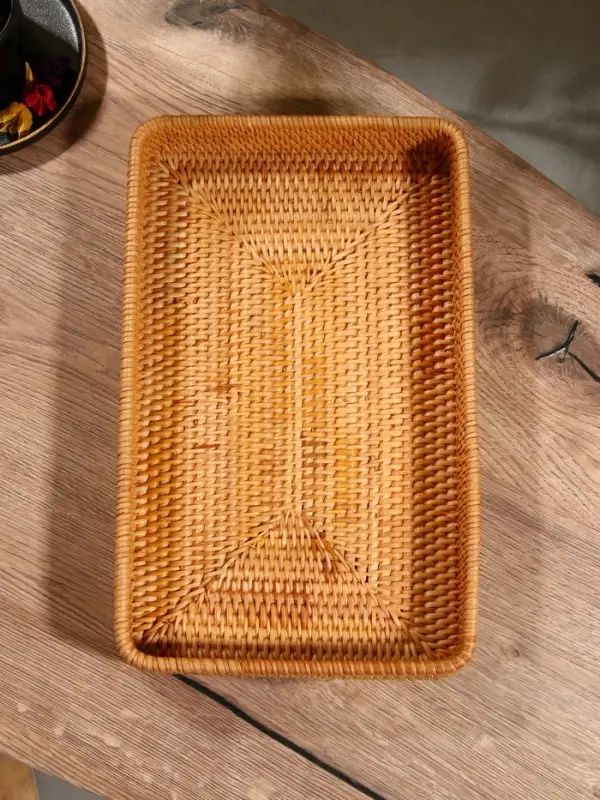 Поднос, 36&times;23&times;5 см, ротанг