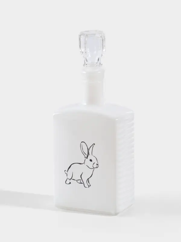 Ваза "Кролик" белая