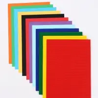 Цветной картон гофрированный, А4, 12 листов, 12 цветов, немелованный, двусторонний, в папке, 230 г/м&sup2;, &laquo;Щенки&raquo;