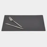 Салфетки сервировочные на стол Доляна, 4 шт., 45&times;30 см, серые