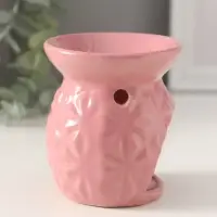 Аромалампа для эфирных масел &laquo;Рисунок из треугольников&raquo;, керамика, 7.5&times;6.5&times;6.5 см, МИКС