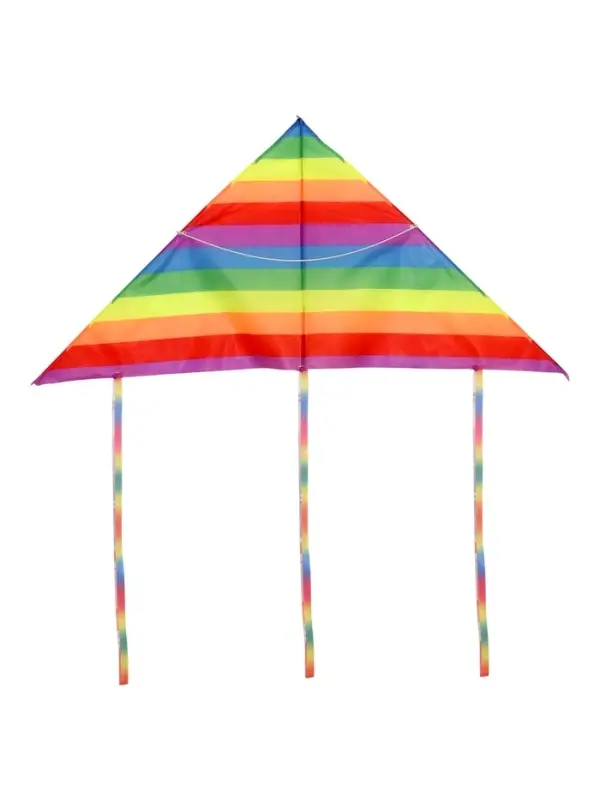 Воздушный змей &laquo;Цветные полоски&raquo;, с леской