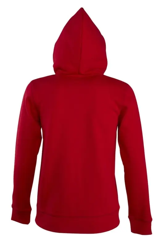 Толстовка женская на молнии с капюшоном Seven Women, красная, размер S