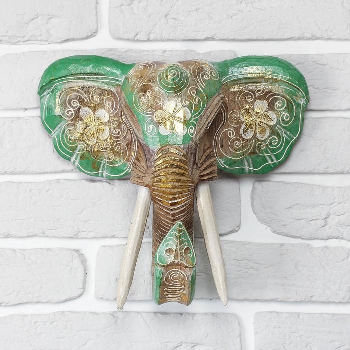 Сувенир дерево Сувенир дерево "Голова слона" 28х26х10,5 см