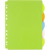 Разделитель листов А4+ 5л., полукруг, Attache Selection