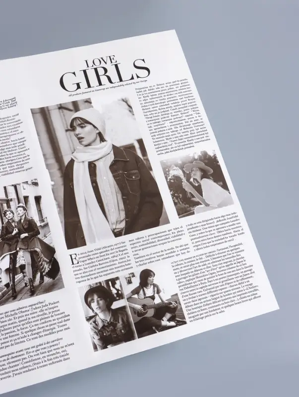 Пленка флористическая для цветов &laquo;Газета моды&raquo; 65 мкм, серая, 50&times;57&plusmn;1 см