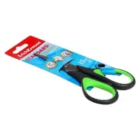 Ножницы ErichKrause Standard+, 15 см, антискользящие резиновые вставки, улучшенная заточка, блистер, МИКС
