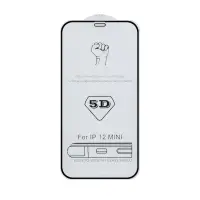 Защитное стекло iPh 12 Mini (5.4) 5D 0.33 mm без упаковки (без возврата и обмена)
