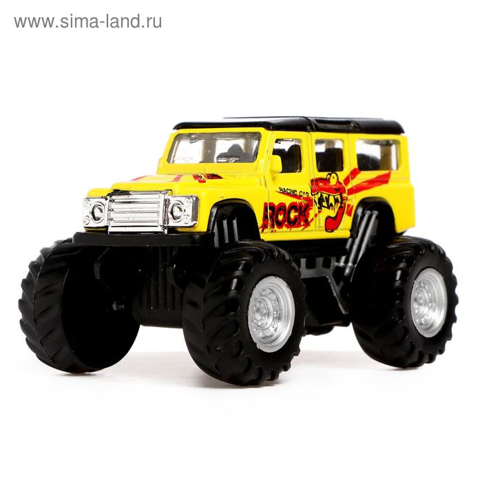 Машина металлическая «Биг-фут», инерционная, МИКС Машина металлическая «Биг-фут», инерционная, МИКС