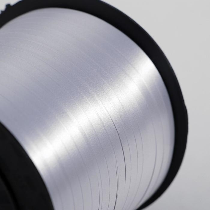 Лента упаковочная, серебристая, 5 мм х 225 м Лента упаковочная, серебристая, 5 мм х 225 м