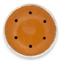 Горшок цветочный с поддоном 4,75 л, d22/h20 см белый керамика, "Венера" (М)