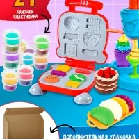 Набор для лепки &laquo;Моя кухня&raquo;, 73 предмета, 24 банки с пластилином