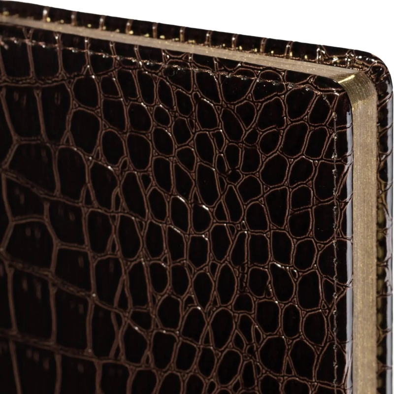 Ежедневник недатированный А6+ Caiman (коричневый)3-498 Д