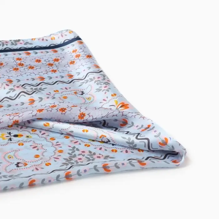 Платок женский MINAKU, размер 70×70 см, голубой