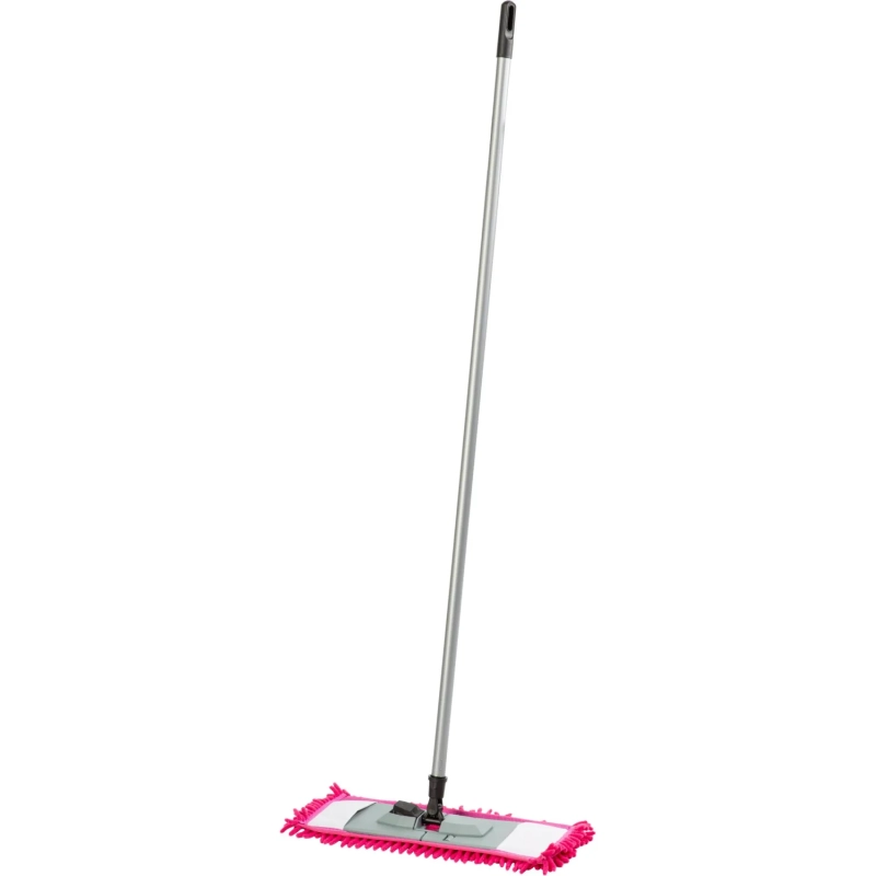 Швабра флаундер для пола пласт 47х16 в сборе с насад Chenille микрофSV5104