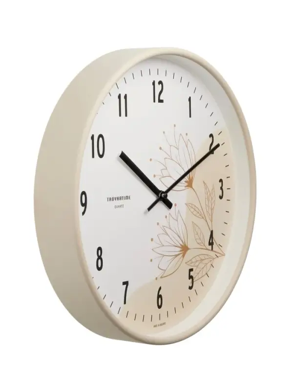 Часы настенные интерьерные &laquo;Цветы&raquo;, плавный ход, d=30.5 см