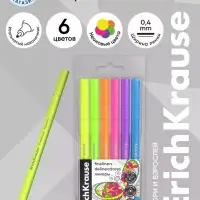 Набор ручек капиллярных 6 цветов ErichKrause Art Spirit Neon