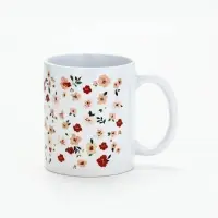 Гифтбокс с чаем, конфетами и еждневником "Цветочный паттерн"